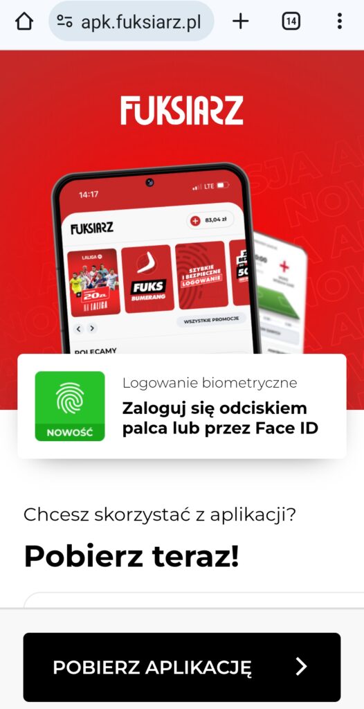 pobieranie aplikacji fuksiarz