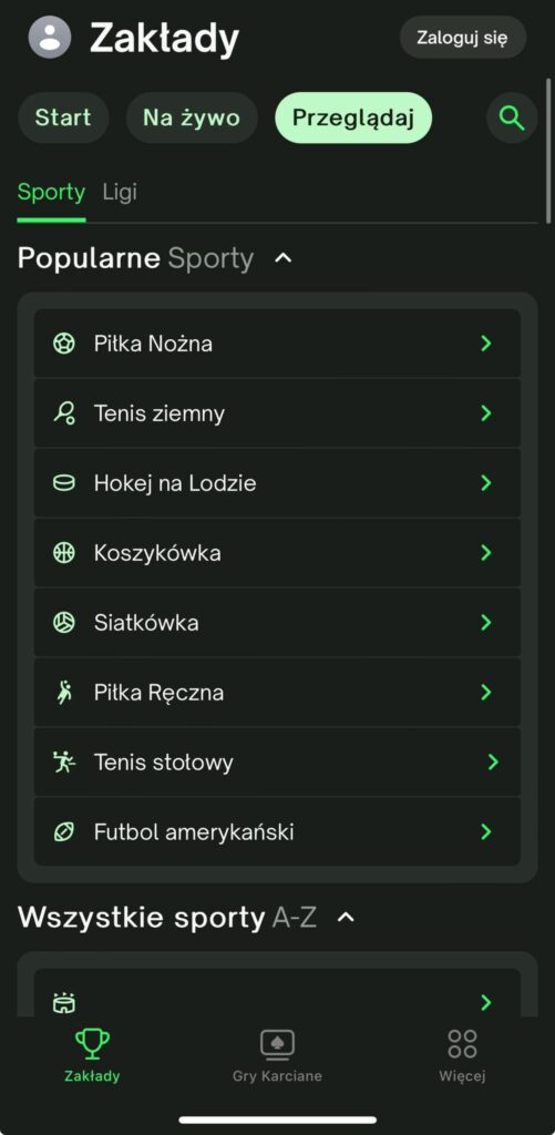 ComeOn aplikacja oferta