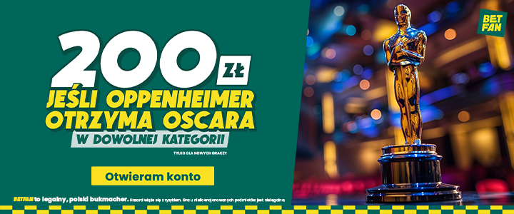 BetFan bonus 200 zł na Oscary